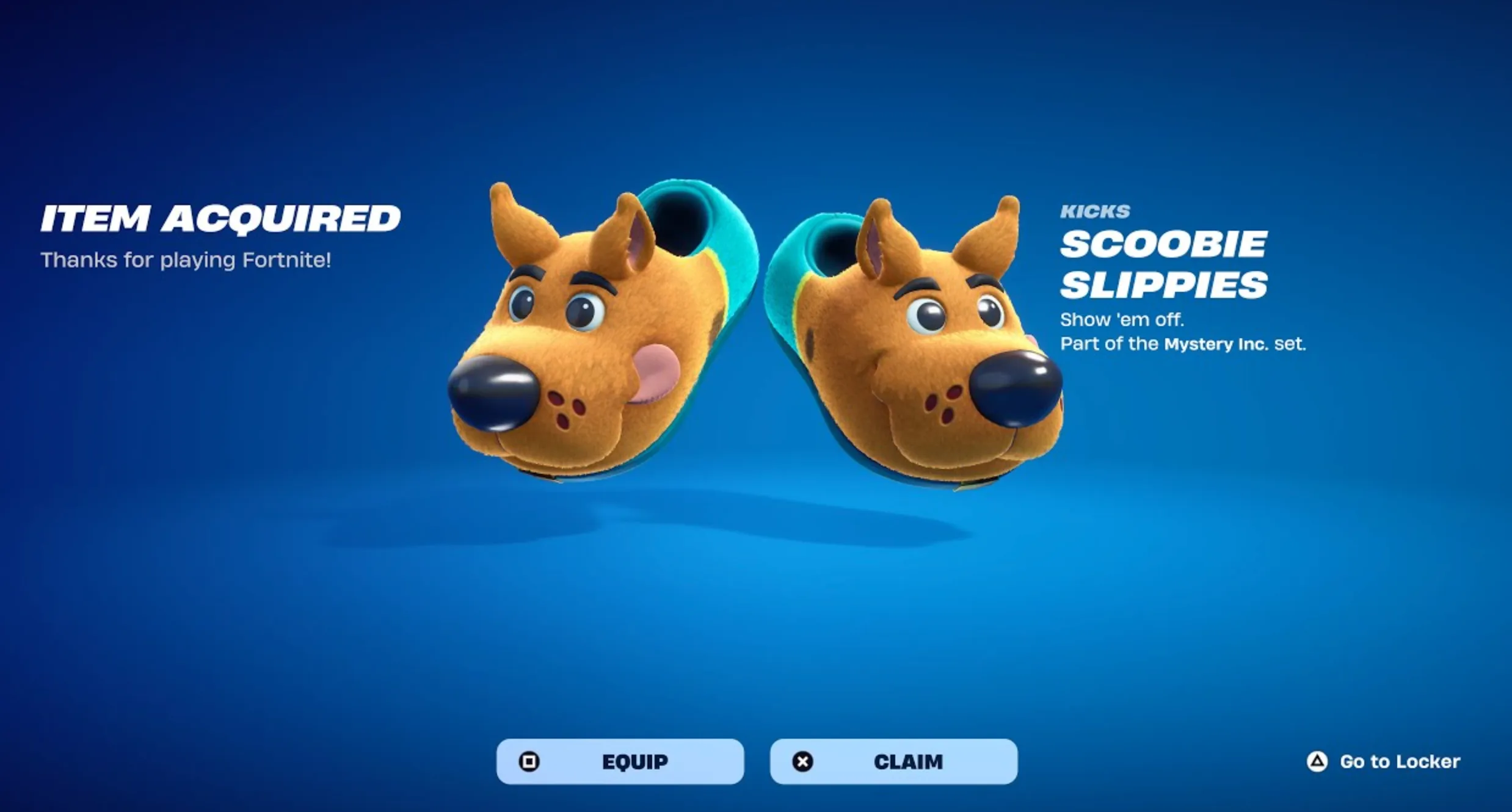 Scoobie Slippies fortnite